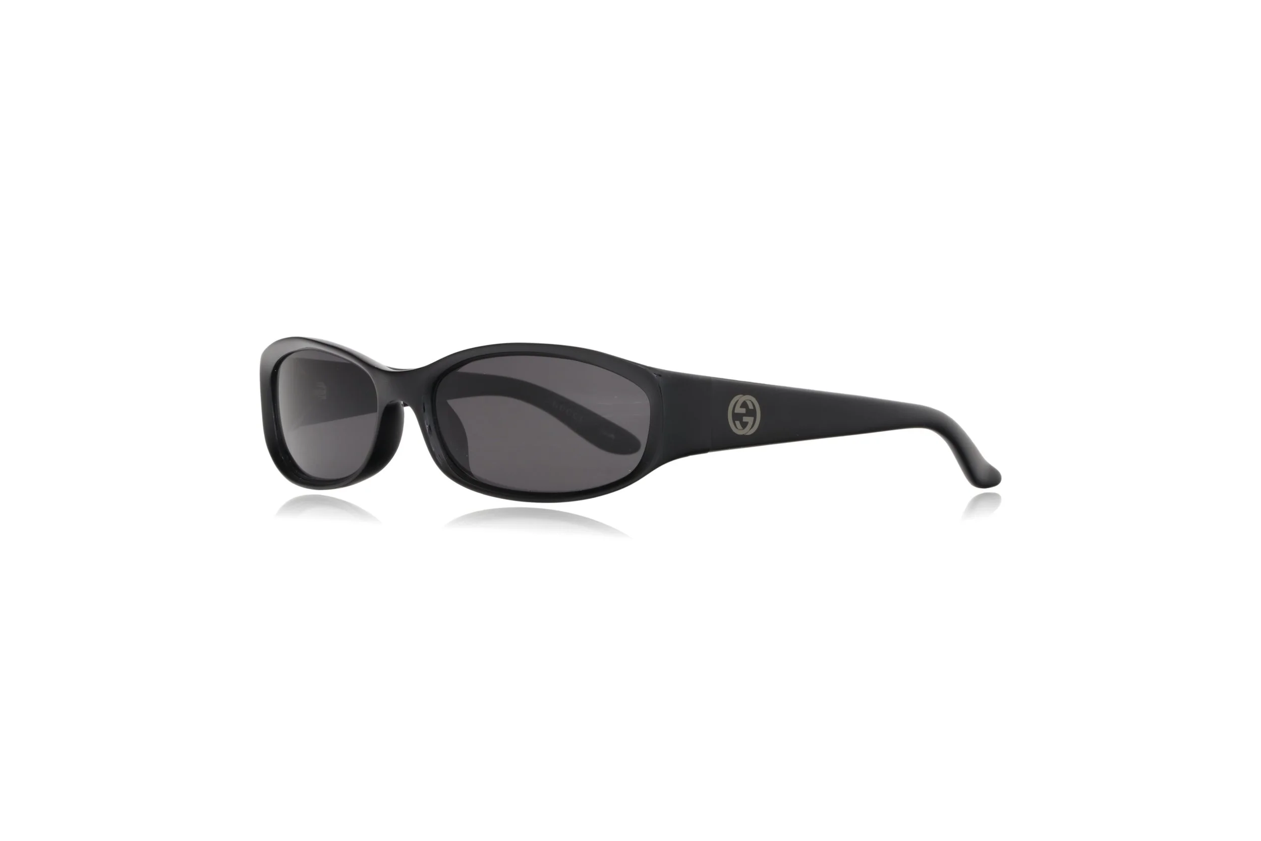 Original vintage 90s Y2K Gucci GG 2456 oval sunglasses Peep Eyewear